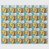 Dina Bumble Bee Wrapping Paper Cadeaupapier (Vlak)