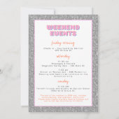 DINA Disco Cowgirl Desert Bachelorette Kaart (Achterkant)