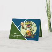 Dina-Mite Verjaardag Feestdagen Kaart (Voorkant)