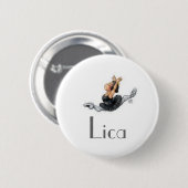 Dina Nina Ronde Button 5,7 Cm (Voorkant /achterkant)