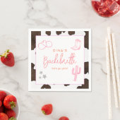 DINA Space Cowgirl Desert Bachelorette Disco Servet (Insitu)