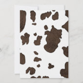 DINA Space Cowgirl Desert Birthday Party Kaart (Achterkant)