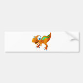 Dina The Dinosaur Bumpersticker (Voorkant)