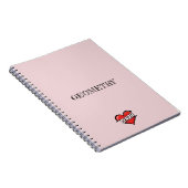 Dinah Hart Roze Notitieboek (Rechterzijde)