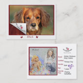 Dinah visitekaartjes (Voorkant / Achterkant)