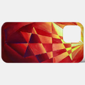Dinamische abstracte samenstelling in rood Case-Mate iPhone case (Achterkant (horizontaal))