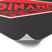 Dinamo Futurista Marinetti Sfida alle Stelle Poster (Hoek)