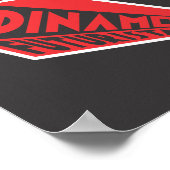 Dinamo Futurista Marinetti Zang Tumb Tumb Poster (Hoek)