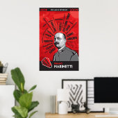 Dinamo Futurista Marinetti Zang Tumb Tumb Poster (Thuiskantoor)