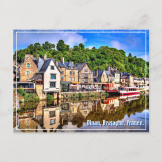 Dinan, Cotes-d'Armor, Bretagne. Frankrijk. Briefka Briefkaart