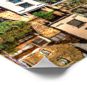 Dinan, Cotes-d'Armor, Bretagne. Frankrijk. Poster (Hoek)