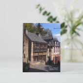 Dinan Medieval Village Bretagne Frankrijk Briefkaart (Staand voorkant)