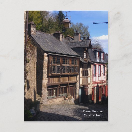 Dinan Medieval Village Bretagne Frankrijk Briefkaart (Voorkant)