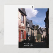 Dinan Medieval Village in Bretagne France Briefkaart (Voorkant / Achterkant)