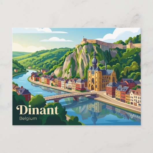 Dinant België Briefkaart (Voorkant)