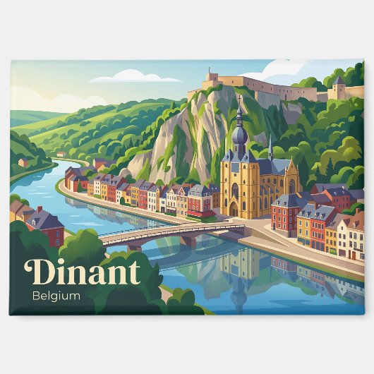 Dinant België Magneet (Voorkant)