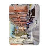 Dinant Belgium Street Scene Waterverf Magneet (Verticaal)