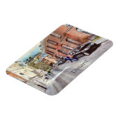 Dinant Belgium Street Scene Waterverf Magneet (Linkerzijde)