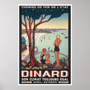 Dinard Print Franse Kunst Frankrijk Reisposter