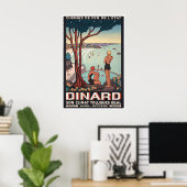 Dinard Print Franse Kunst Frankrijk Reisposter (Thuiskantoor)