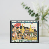 Dinard the New Casino_Vintage Travel Briefkaart (Staand voorkant)