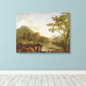 Dinas Bran van Llangollen, 1770-71 (olie op canvas Afdruk (Insitu (Houten vloer))