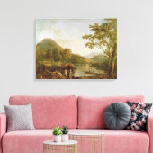 Dinas Bran van Llangollen, 1770-71 (olie op canvas Afdruk (Insitu (Woonkamer))