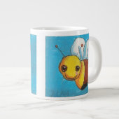 Dina's Bumble Bee (dubbel afbeelding) Jumbo Size Grote Koffiekop (Voorkant rechts)
