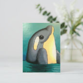 Dina's Dolphin-Briefkaart Briefkaart (Staand voorkant)