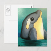 Dina's Dolphin-Briefkaart Briefkaart (Voorkant / Achterkant)