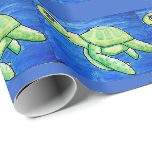 Dina's Zee-schildpad Cadeaupapier (Rol Hoek)