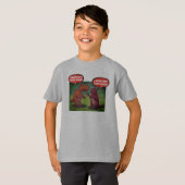 dinasauriërs t-rex houden van je dit grappige t-sh t-shirt (Voorkant volledig)