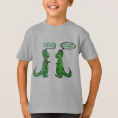 dinasauriërs t-rex houden van je dit grappige t-sh t-shirt (Voorkant)