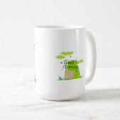 Dinausoregroene mug koffiemok (Voorkant rechts)