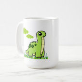 Dinausoregroene mug koffiemok (Voorkant links)