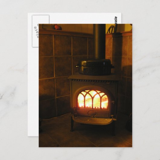 Dinde au feu briefkaart (Voorkant / Achterkant)