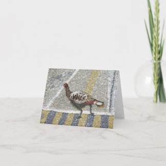 Dindee in zebrapad de stad in kaart