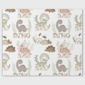 Dindinosaurussen in scandinavische stijl, verpakki cadeaupapier (Vlak)