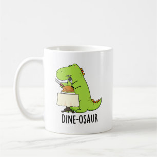 Dine-osaur Grappige Dinosaurus Pun Koffiemok
