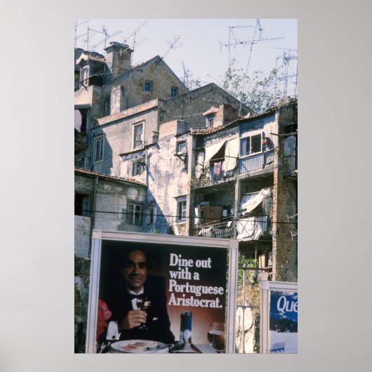 Dine uit met een Portugese Aristocrat Poster (Voorkant)