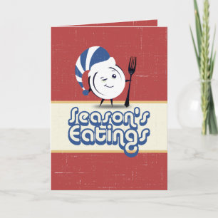 Diner bord Kerstmis chef restaurant catering Feestdagen Kaart