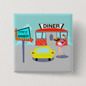 Diner Button 1950 (Voorkant)