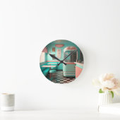  Diner Clock uit de jaren '50 Ronde Klok (Huis)