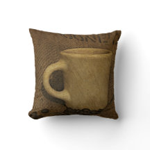 Diner Cup met Bans Pillow