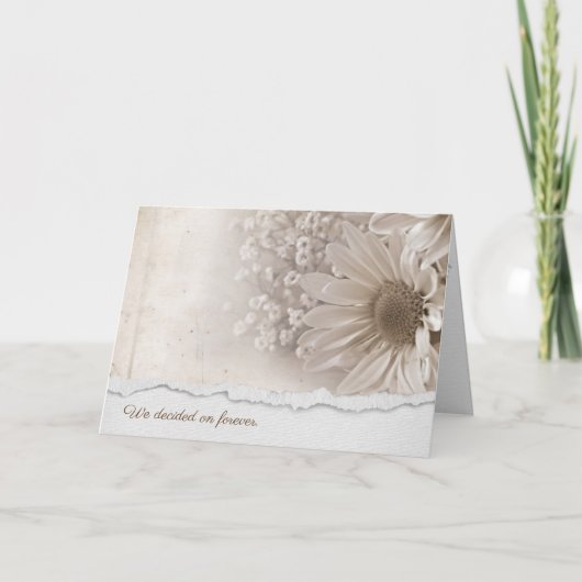 diner daisy bouquet kaart (Voorkant)