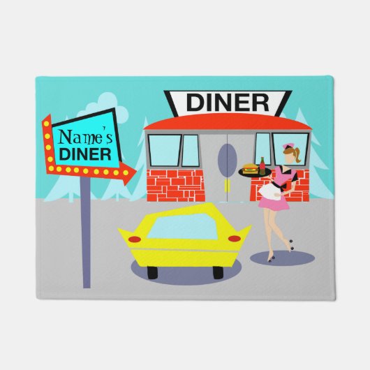 Diner Diner Mat uit 1950 (Voorkant)