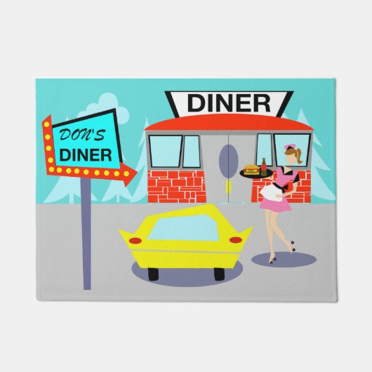 Diner Diner Mat uit 1950 (Voorkant)