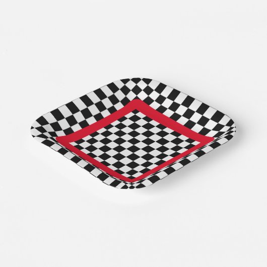 Diner Dinner 50 Papieren Bordje (Gebogen)