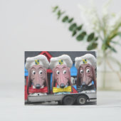 Diner Dogs Briefkaart (Staand voorkant)