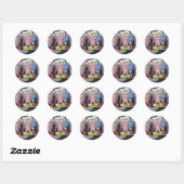 Diner Dogs Ronde Sticker (Vel)